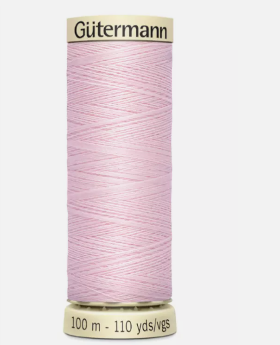 Shades of Pink Gutermann Sew All Thread 100m Reel 100% Polyester Machine Sewing