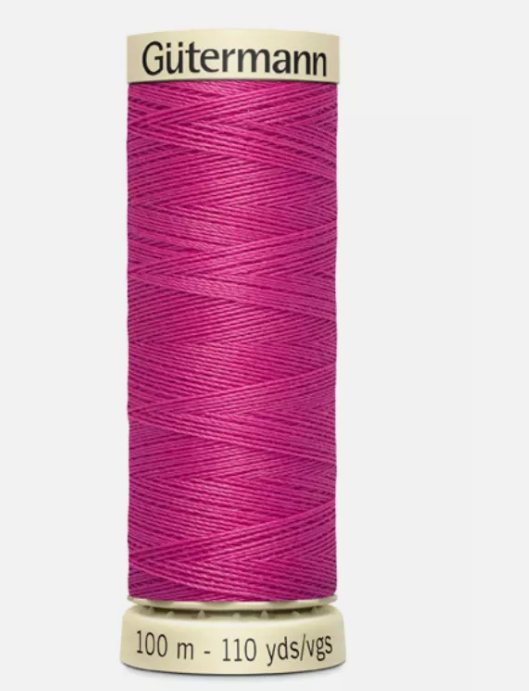 Shades of Pink Gutermann Sew All Thread 100m Reel 100% Polyester Machine Sewing