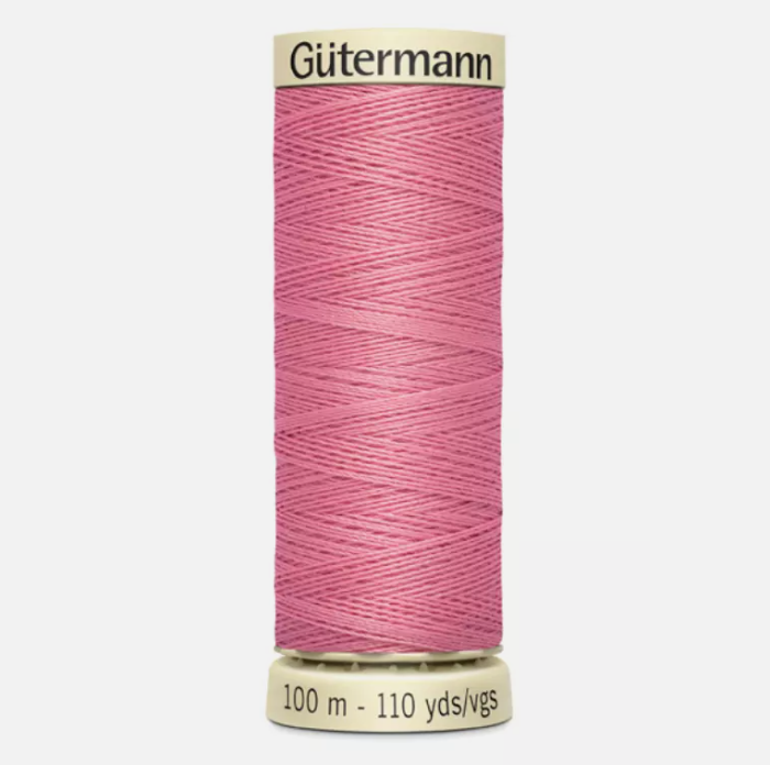 Shades of Pink Gutermann Sew All Thread 100m Reel 100% Polyester Machine Sewing