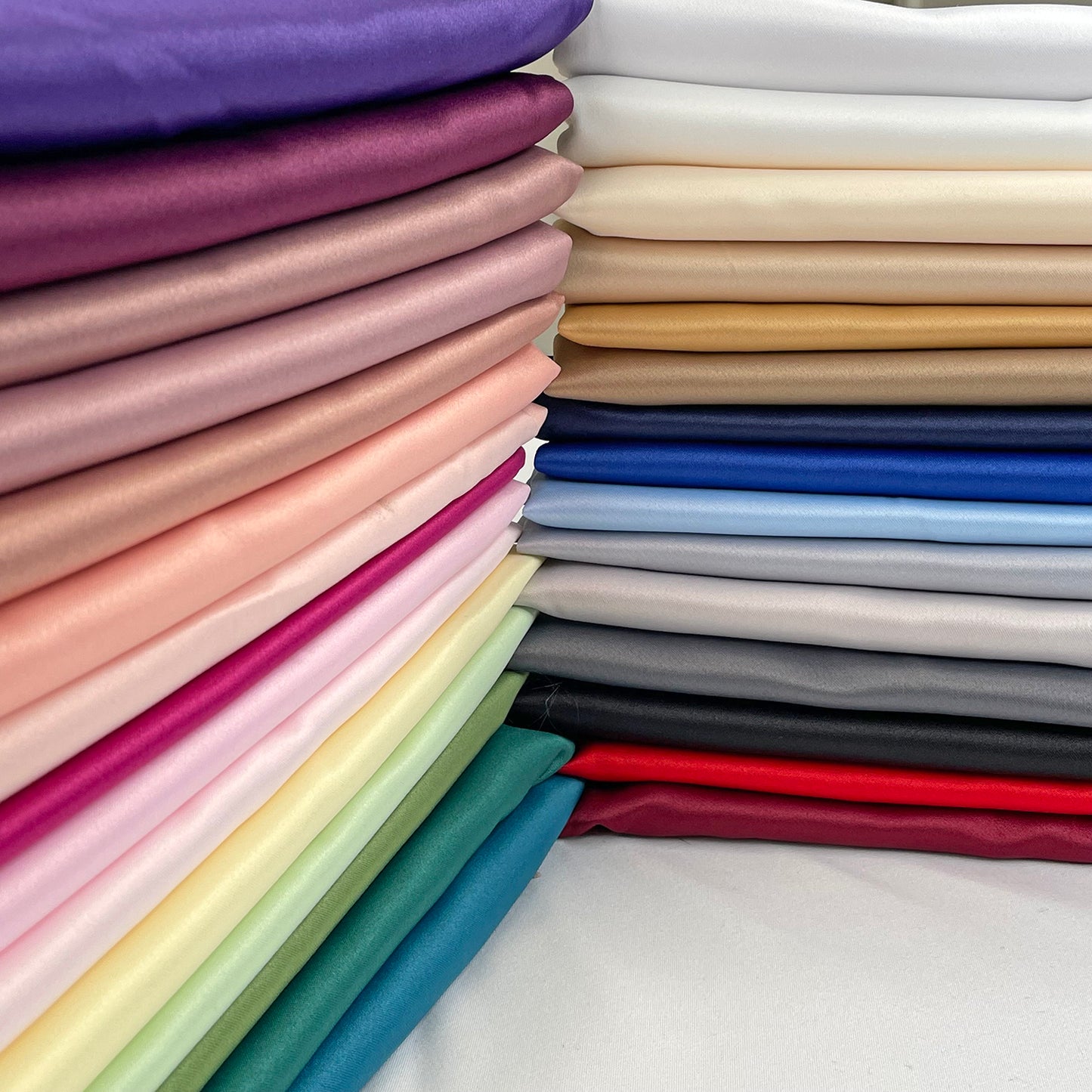 Duchess Bridal Satin Fabric Matte Dressmaking Wedding Sewing