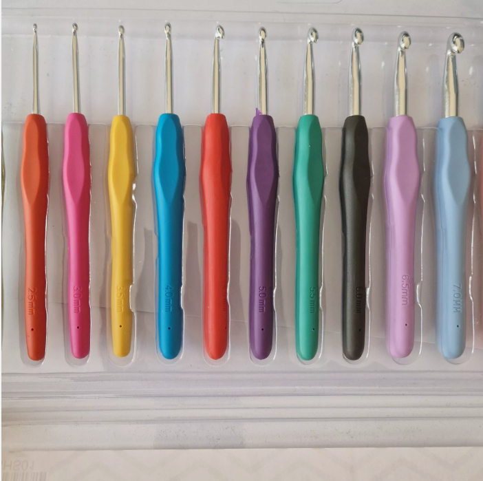 12Pcs Habicraft Crochet Hook Set Yarn Knitting Needles Sewing Multi Colour