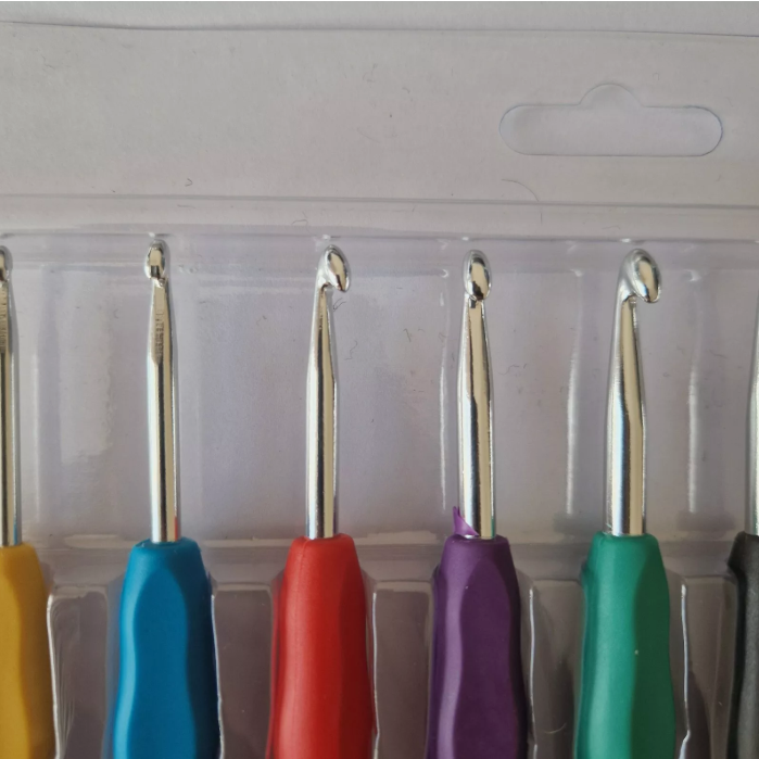 12Pcs Habicraft Crochet Hook Set Yarn Knitting Needles Sewing Multi Colour