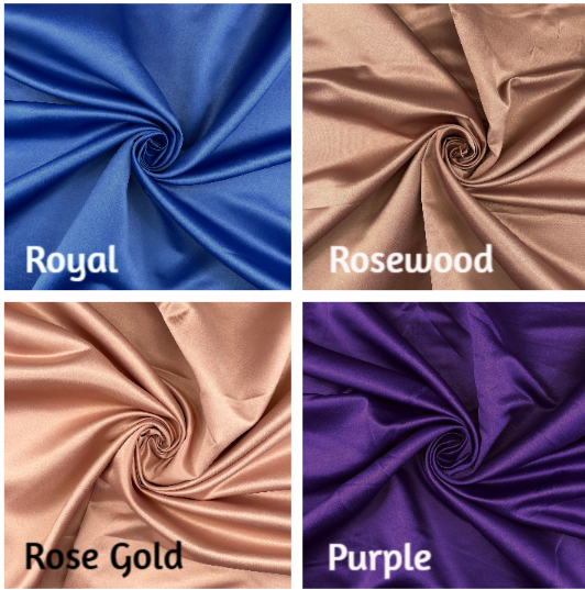 Duchess Bridal Satin Fabric Matte Dressmaking Wedding Sewing