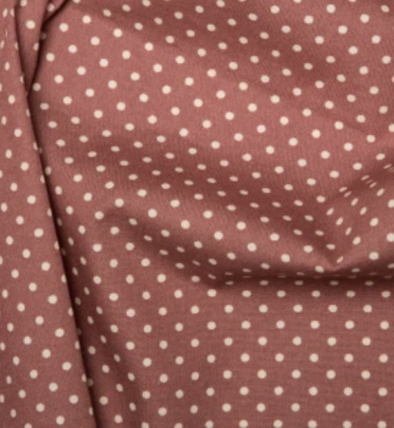 3mm Polka Dot 100% Cotton Fabric Rose & Hubble Material Spots Crafts Sewing