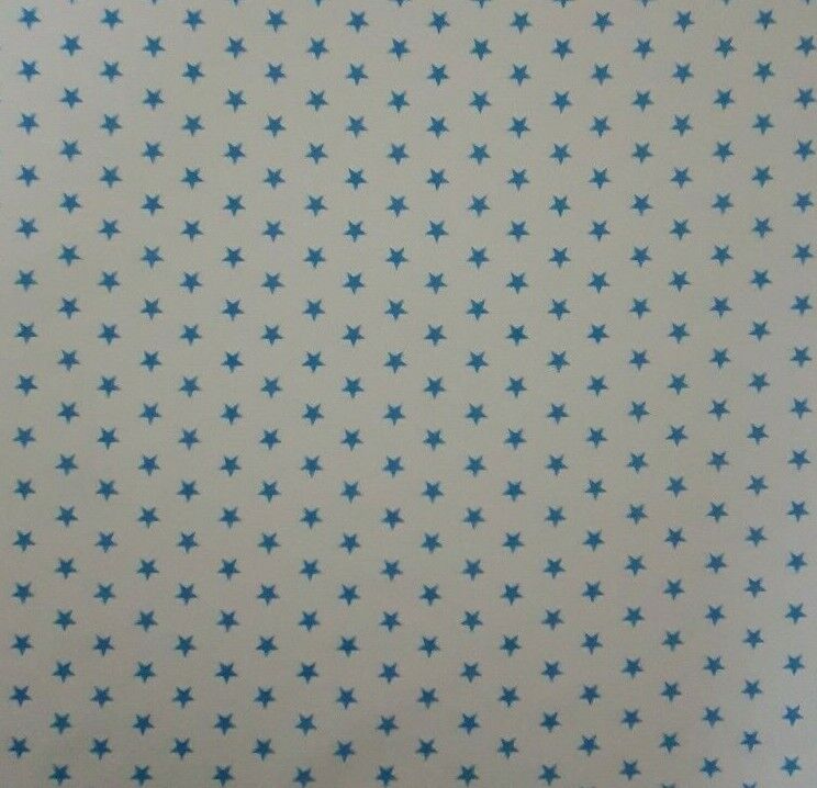 Star Polycotton Fabric Mini Stars Crafts Costume Metre Half Metre Black Pink