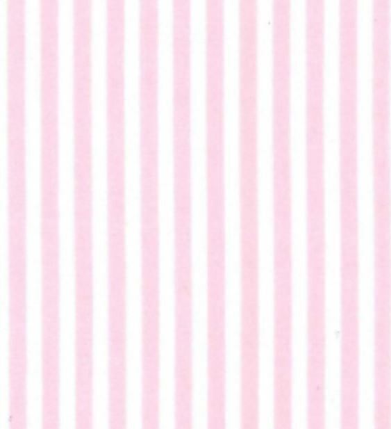 Candy Stripe 100% Cotton Fabric Rose & Hubble 3mm Stripes Poplin Material