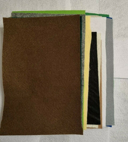 A4 Fabric Felt Sheets Colour Craft Packs Arts and Crafts Multipacks Assorted