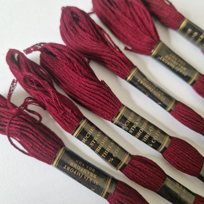 Embroidery Thread Cross Stitch Skeins Cotton Craft Sewing Coloured 6 Skeins