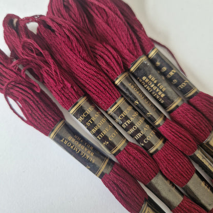 Embroidery Thread Cross Stitch Skeins Cotton Craft Sewing Coloured 6 Skeins