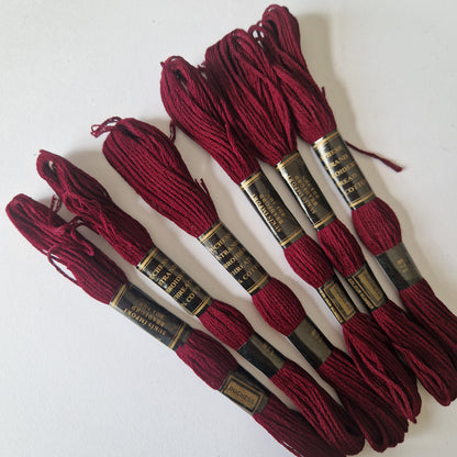 Embroidery Thread Cross Stitch Skeins Cotton Craft Sewing Coloured 6 Skeins