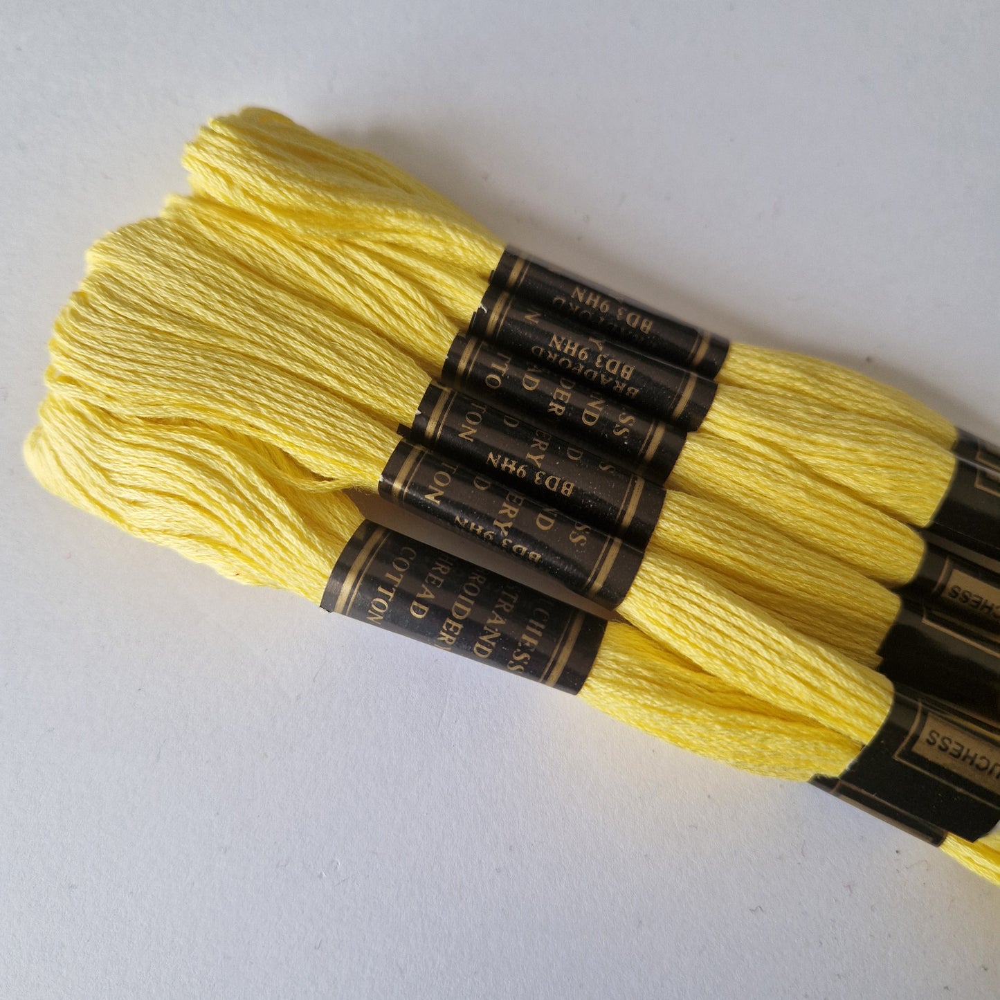 Embroidery Thread Cross Stitch Skeins Cotton Craft Sewing Coloured 6 Skeins