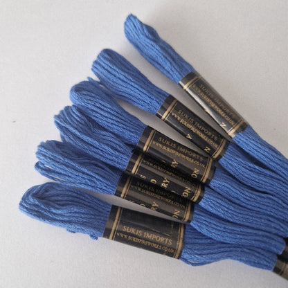 Embroidery Thread Cross Stitch Skeins Cotton Craft Sewing Coloured 6 Skeins
