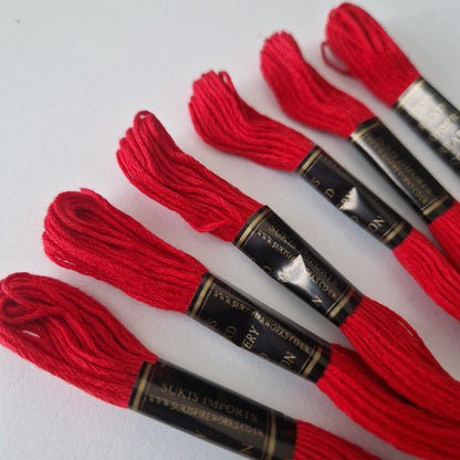 Embroidery Thread Cross Stitch Skeins Cotton Craft Sewing Coloured 6 Skeins