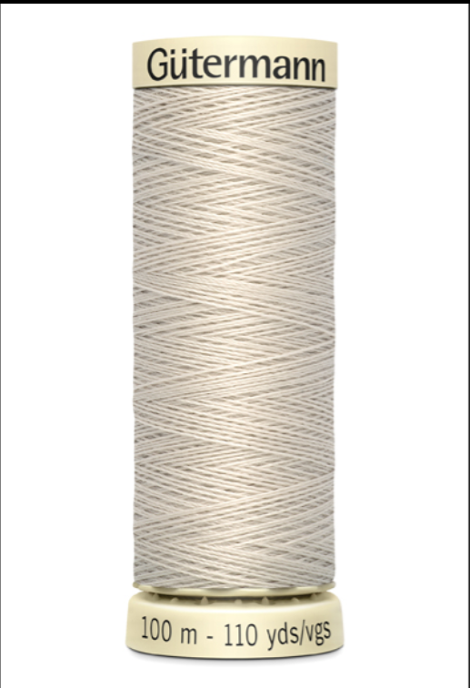 Neutral Shades Gutermann Sew All Polyester Thread 100m