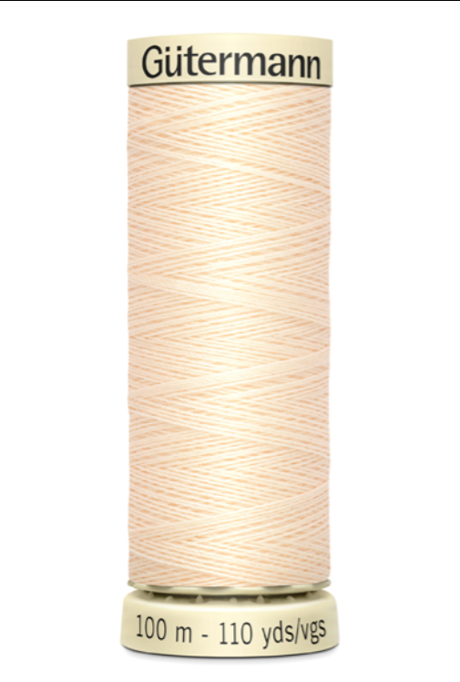 Neutral Shades Gutermann Sew All Polyester Thread 100m