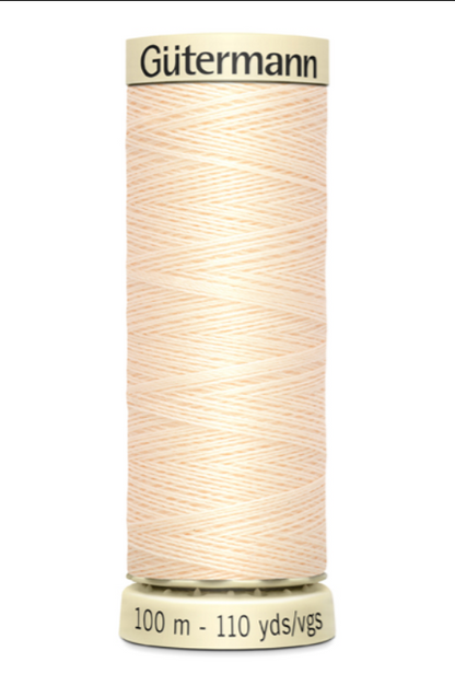 Neutral Shades Gutermann Sew All Polyester Thread 100m