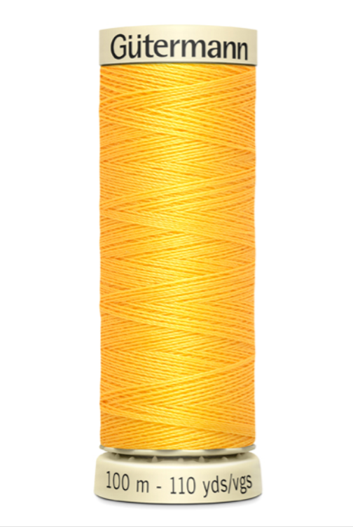 Yellow/Orange Shades Gutermann Sew All Polyester Thread 100m