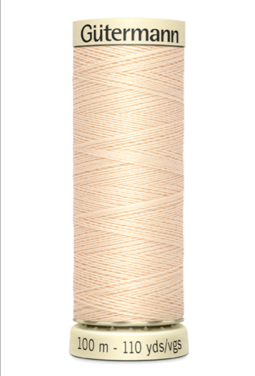 Neutral Shades Gutermann Sew All Polyester Thread 100m