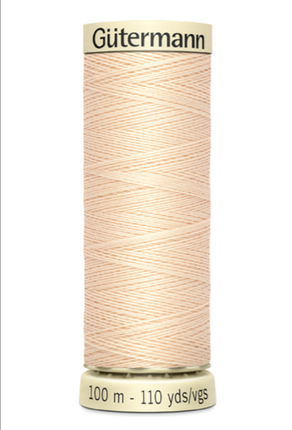 Neutral Shades Gutermann Sew All Polyester Thread 100m