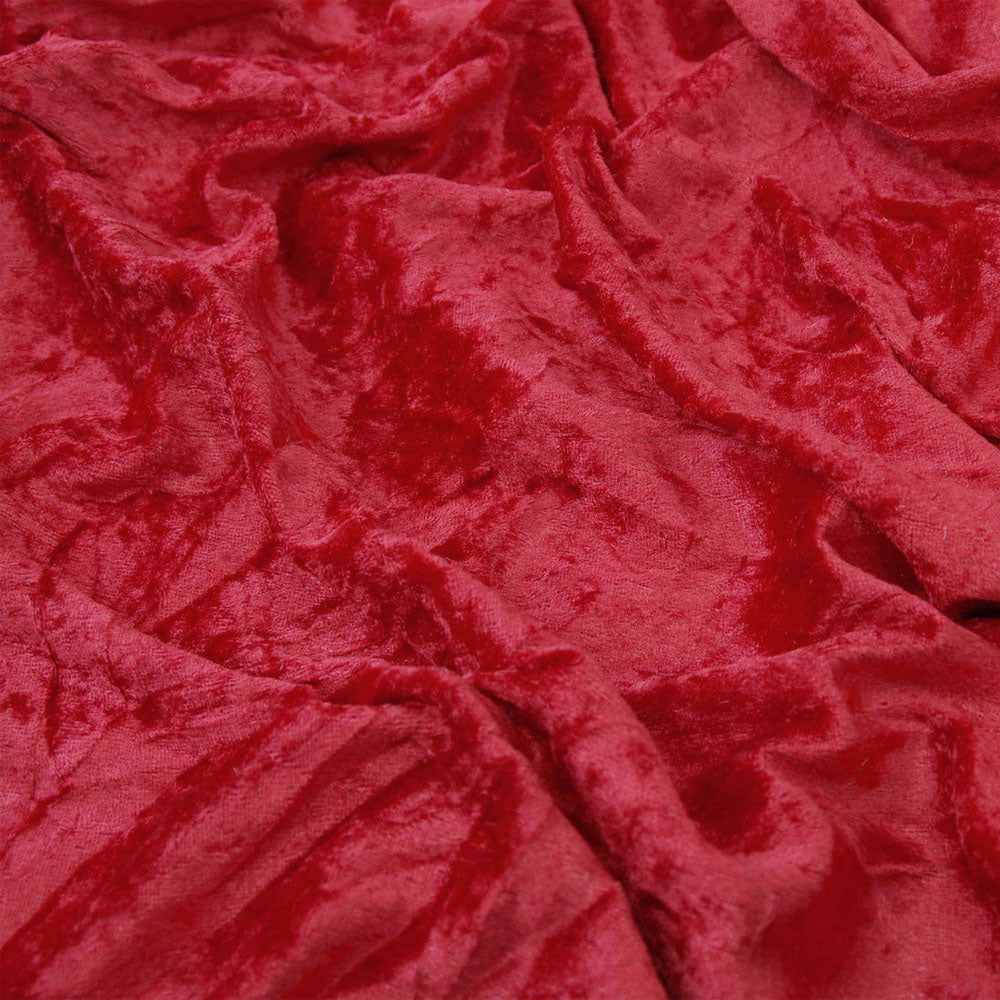 Crushed Velvet Fabric Stretch Velour Material 150cm Wide