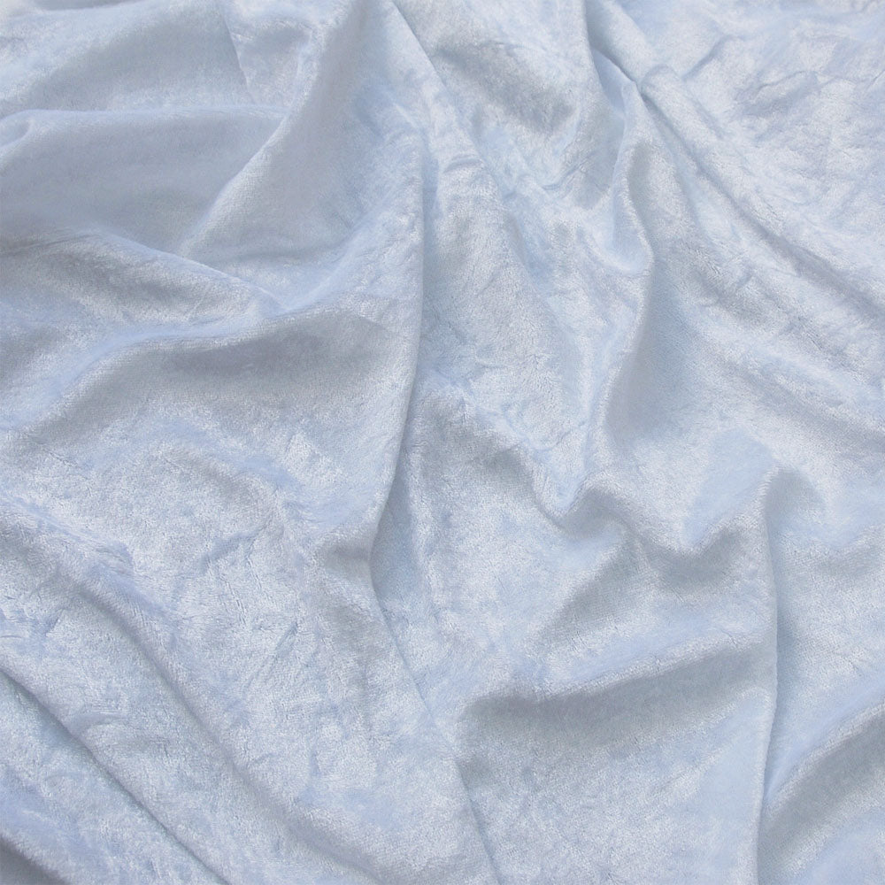 Crushed Velvet Fabric Stretch Velour Material 150cm Wide