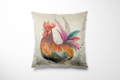 Animal Country Creature Linen Look Cotton Rich Fabric Cushion Panels