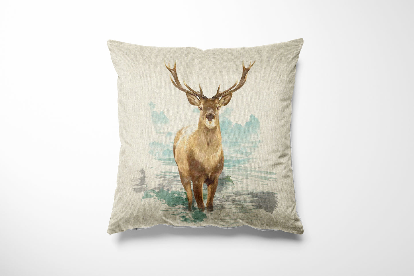 Animal Country Creature Linen Look Cotton Rich Fabric Cushion Panels