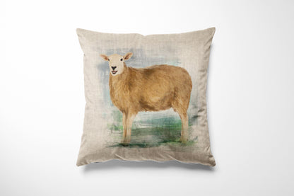 Animal Country Creature Linen Look Cotton Rich Fabric Cushion Panels