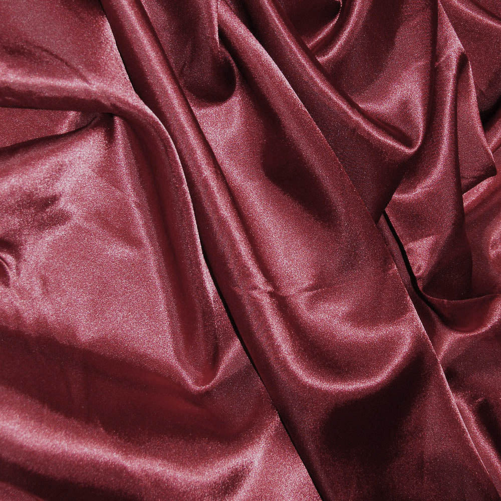 Silky Satin Fabric Plain Coloured