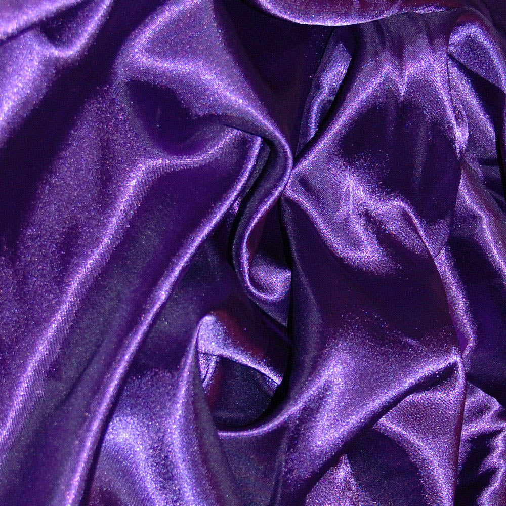 Silky Satin Fabric Plain Coloured