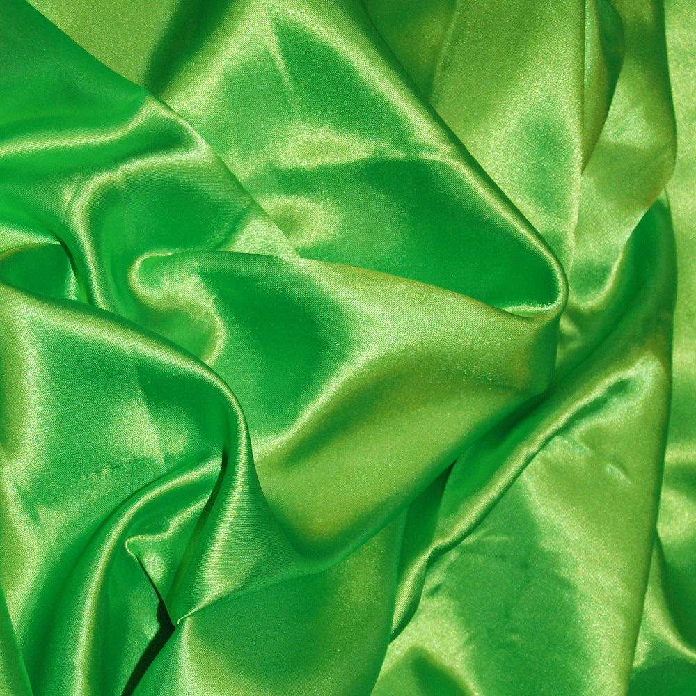 Silky Satin Fabric Plain Coloured