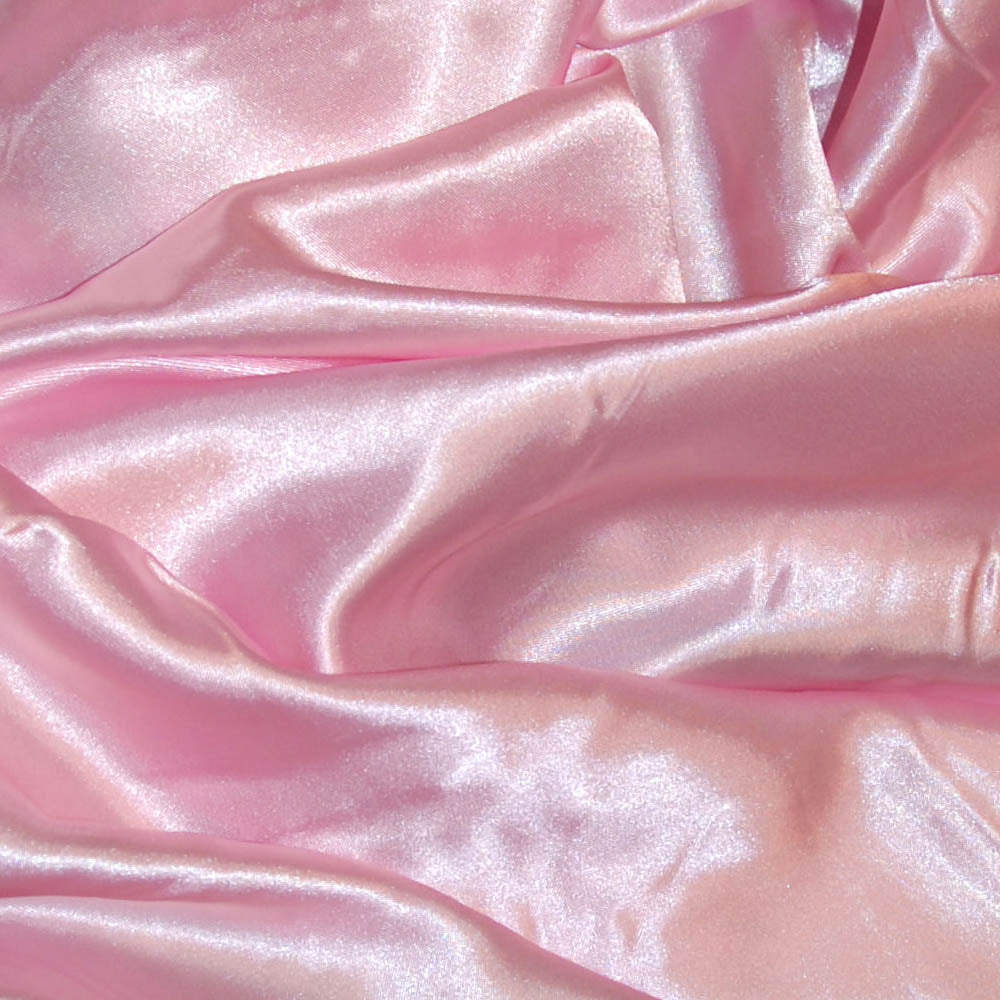 Silky Satin Fabric Plain Coloured