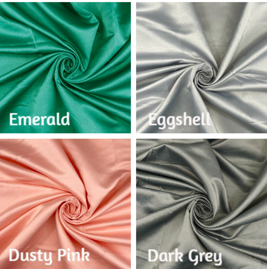 Duchess Bridal Satin Fabric Matte Dressmaking Wedding Sewing