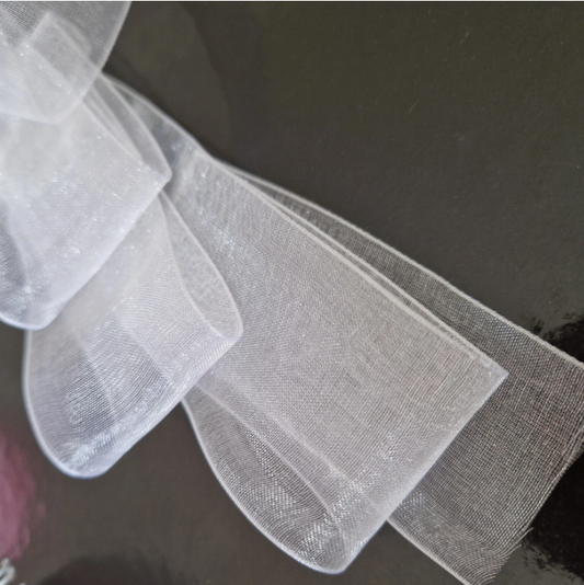 Sheer Organza Ribbon Party Wedding Decorations 10mm, 15mm, 25mm, 40mm x 5metres