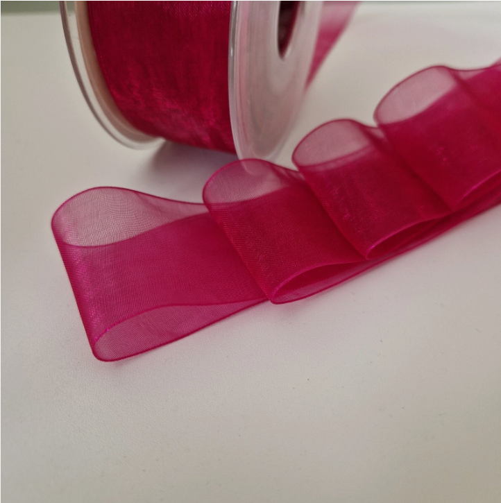 Sheer Organza Ribbon Party Wedding Decorations 10mm, 15mm, 25mm, 40mm x 5metres
