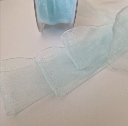 Sheer Organza Ribbon Party Wedding Decorations 10mm, 15mm, 25mm, 40mm x 5metres