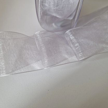 Sheer Organza Ribbon Party Wedding Decorations 10mm, 15mm, 25mm, 40mm x 5metres
