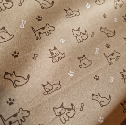 Dog Cotton Poplin Fabric Crafts Sewing Rose & Hubble Clothing Quilting