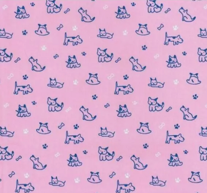Dog Cotton Poplin Fabric Crafts Sewing Rose & Hubble Clothing Quilting