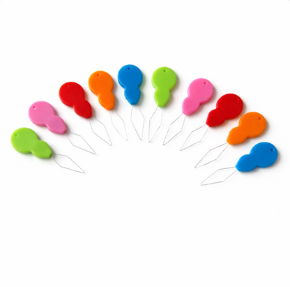 Bow Needle Threader Threaders For Hand or Sewing Machine Pack of 5 or 10 Colours