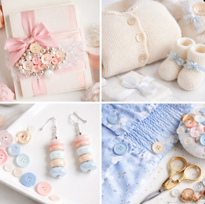 Baby Star Buttons Cardigan 11mm 14mm 16mm Round Cardigan Knit Sewing Buttons Pack of 10