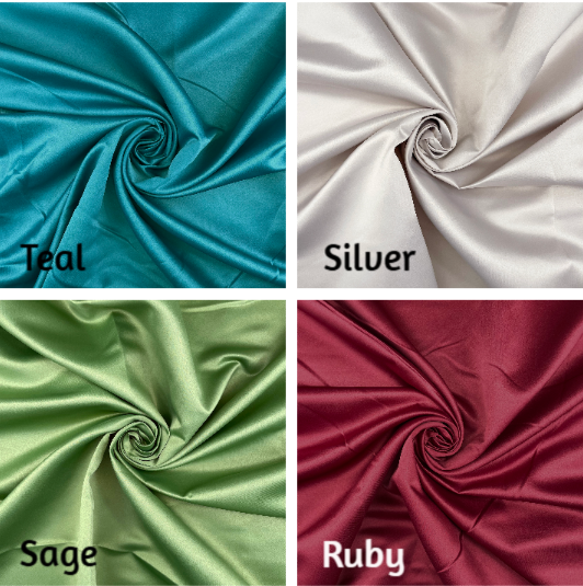 Duchess Bridal Satin Fabric Matte Dressmaking Wedding Sewing