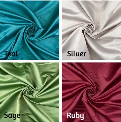 Duchess Bridal Satin Fabric Matte Dressmaking Wedding Sewing