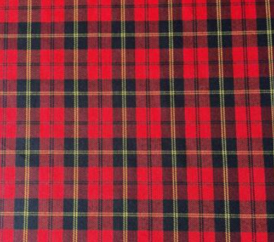 Tartan Plaid Fabric Check Polyviscose