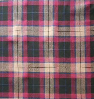 Tartan Plaid Fabric Check Polyviscose