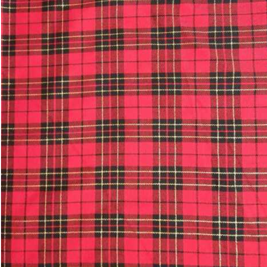 Tartan Plaid Fabric Check Polyviscose