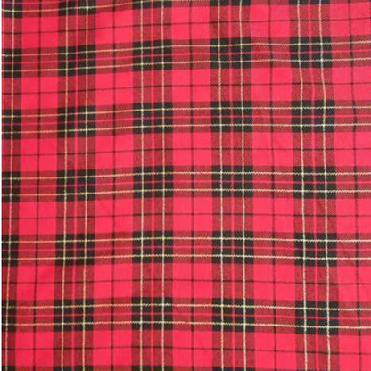 Tartan Plaid Fabric Check Polyviscose