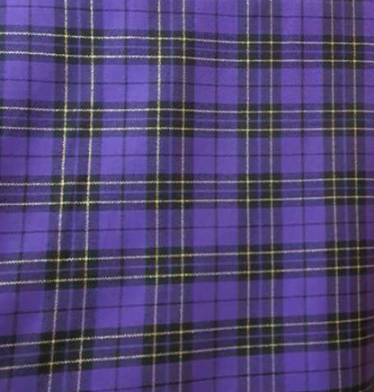 Tartan Plaid Fabric Check Polyviscose