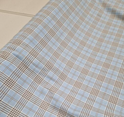 Tartan Plaid Fabric Check Polyviscose