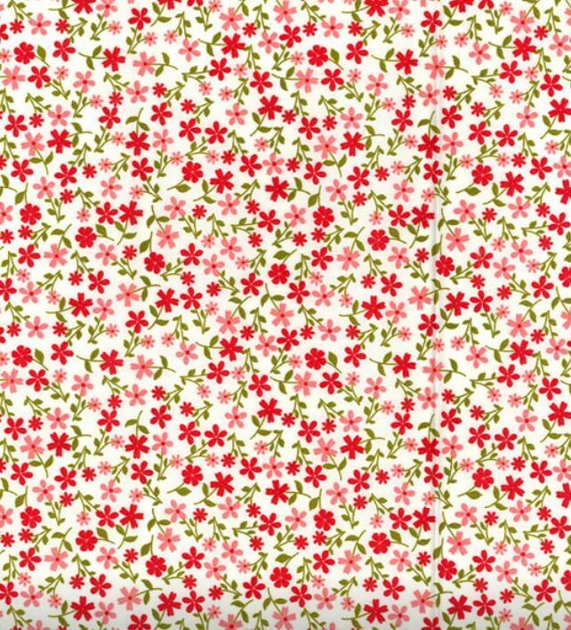 Daisy 100% Cotton Poplin Fabric Rose & Hubble Floral Petal Sewing Craft Dress